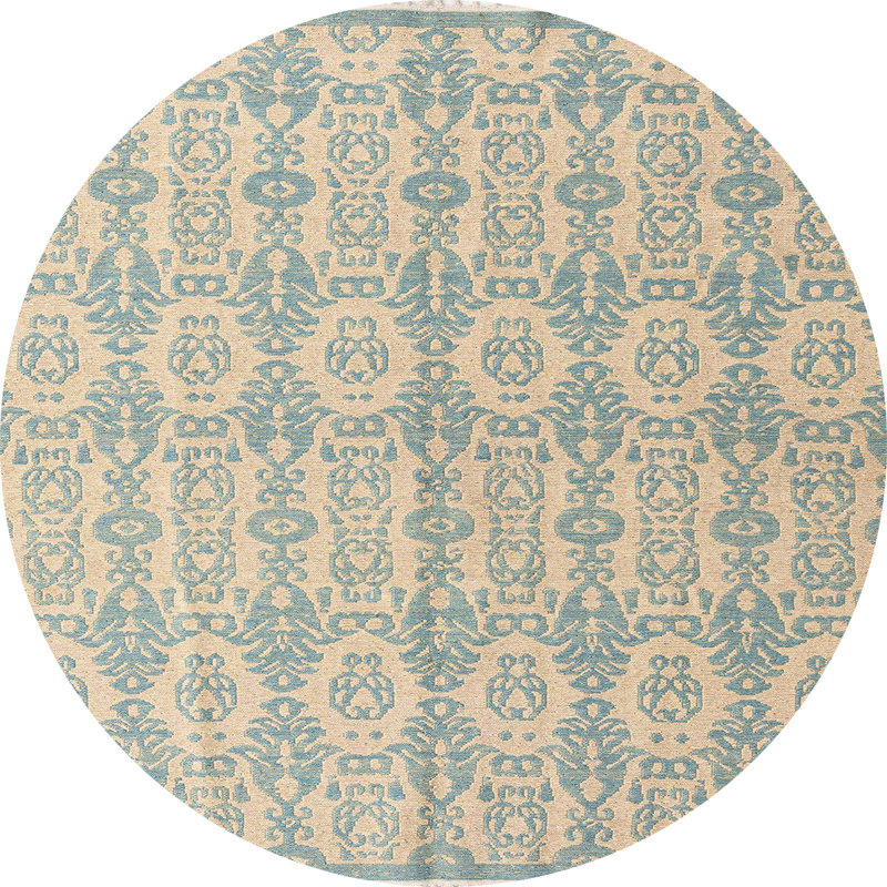 Tapis abstrait moderne 4414, Rond 8 pi