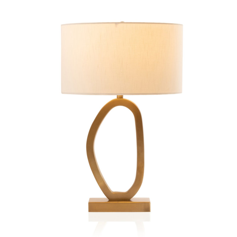 Bingley Table Lamp, Antique Brass Aluminum