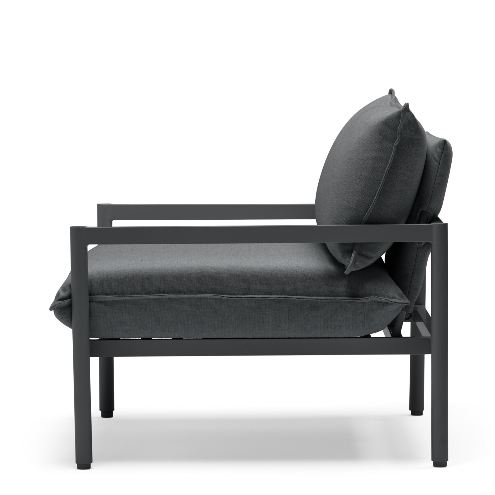 Terra Outdoor Lounge Chair, Charcoal