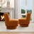 Ollia Upholstered Swivel Slipper Chair-86753511