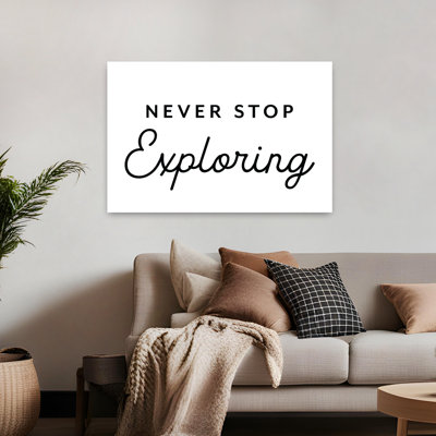 «Never Stop Exploration», art contemporain abstrait