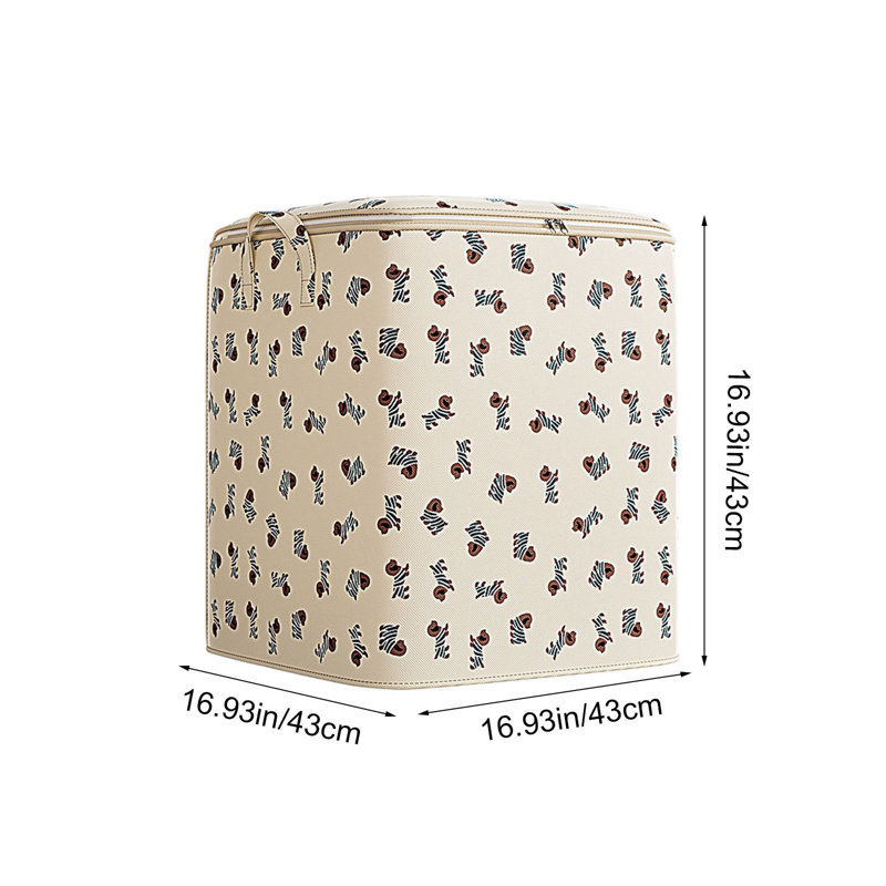  Storage Bins with Lids & Reinforced Handles, Clothes Storage Bags or Moving Packing Bags, Storage Basket Containers for Blanket, Comforter, Pillow, Bedding, S