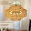 Luminaire de lustre en rotin Boho