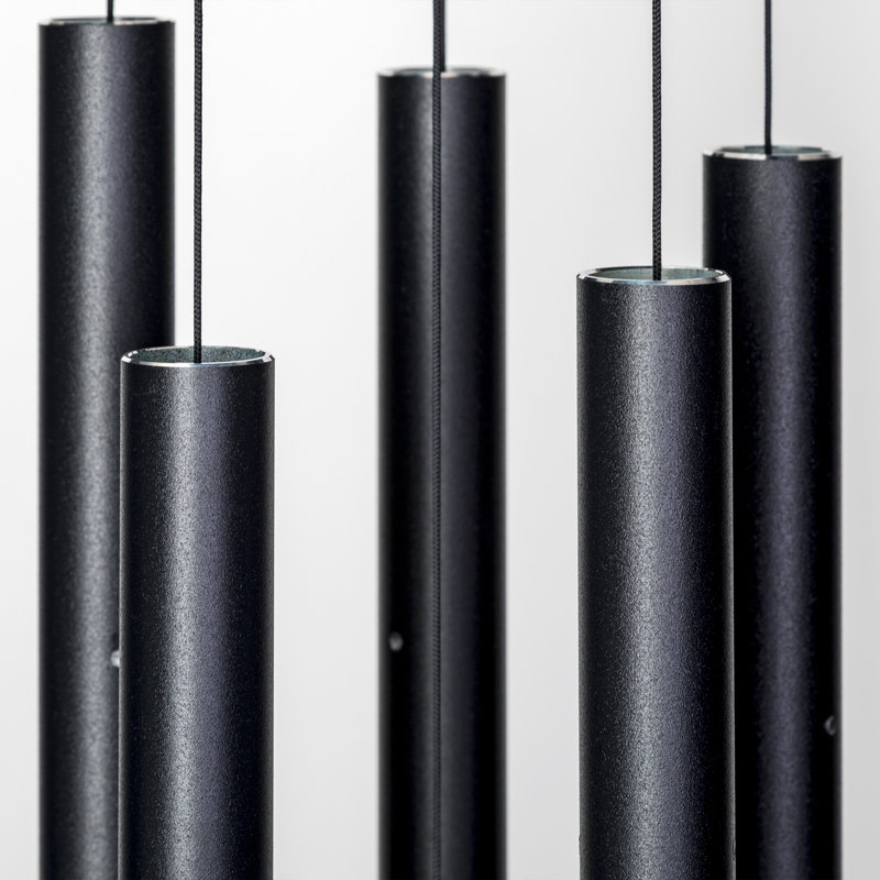 Shenandoah Melodies Aluminum Wind Chime, Noir, H 42 po x l 9 po x P 9 po