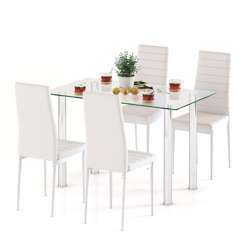 Davids Upholstered Dining Chair（Set of 2）, White