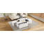 Multifonctionnelle, table basse à rallonge de 47,2 po et 72,7 po, finition brillante, tiroirs, espaces de rangement cachés, table à rallonge fonctionnelle et élégante avec 2 tiroirs et pour le salon-839721263