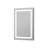 Wall Mounted LED Bathroom Mirror With Memory Function,Dimmable, Anti-Fog (Horizontal/Vertical)-845333155