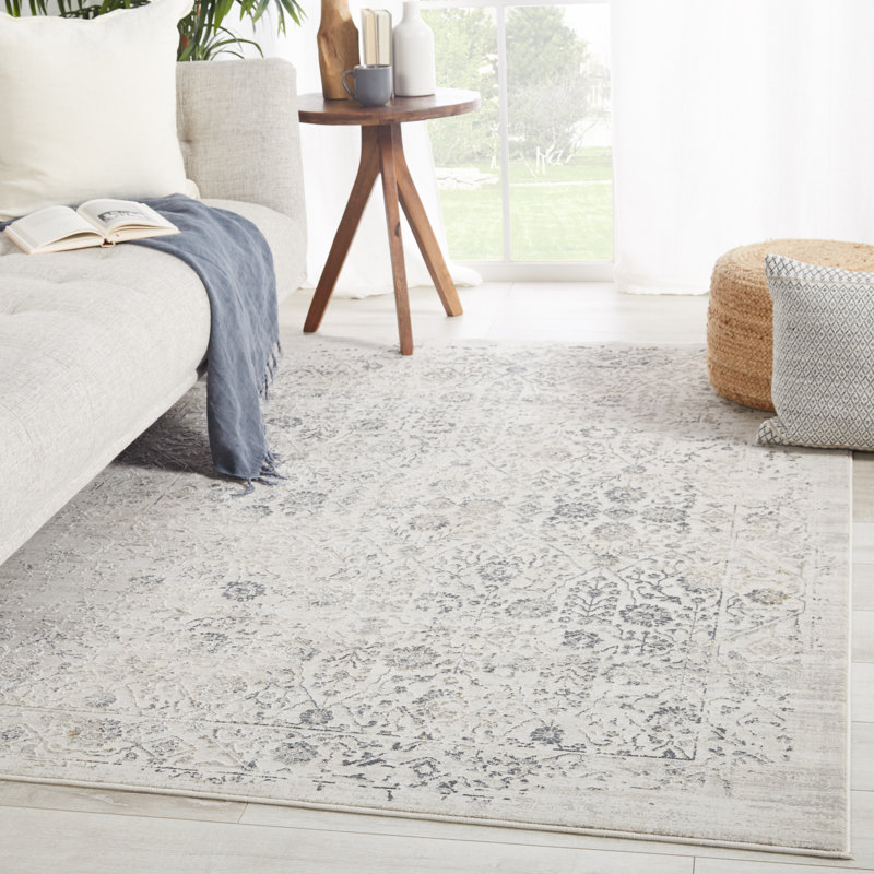 Tapis oriental gris, Rectangle de 10 pi x 14 pi