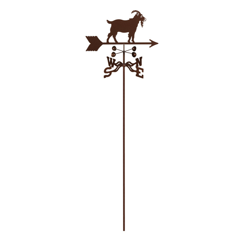Girouette Azul Goat, Fixation de jardin
