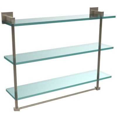 Haranu 3 Piece Tiered Shelf with Towel Bar