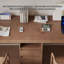Bureau en bois massif de pin massif avec tiroirs de rangement-189518003
