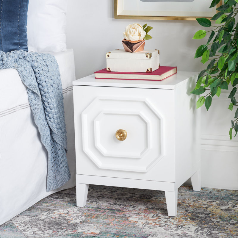 Table de chevet blanche Frere