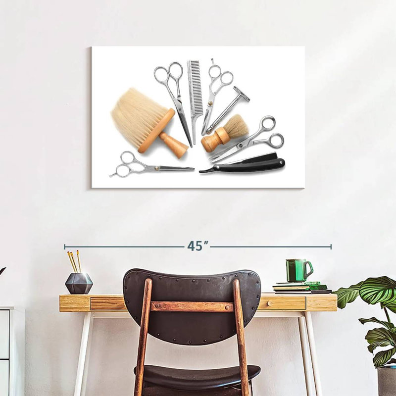 Shuttleworth Barber Set, 24" H x 36" W