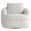 Plush Swivel Armchair