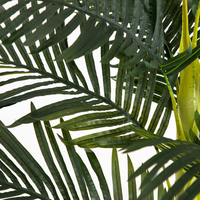 96" Artificial Cane Palm Tree in Pot