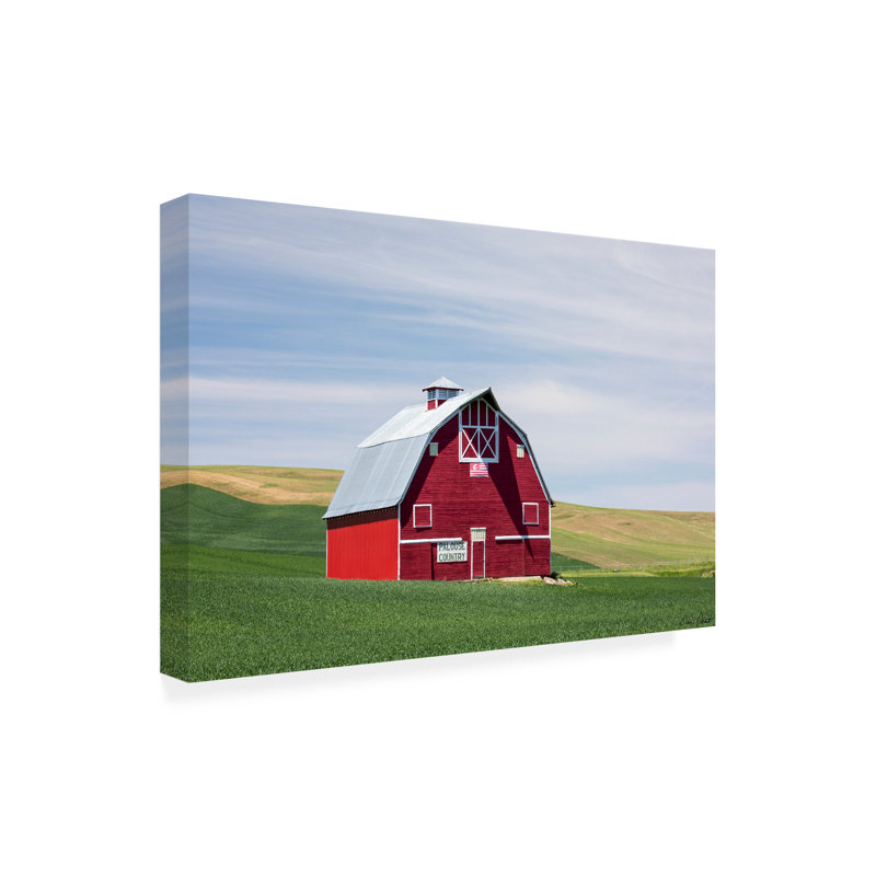 Bolognaise «Red Palouse Barn II» sur, H 30 po x l 47 po
