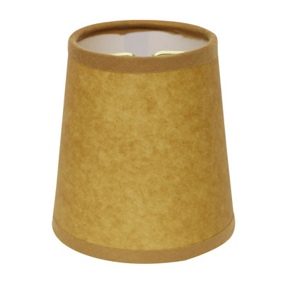 5" Canvas Set Of 6 Chandelier Kraft Paper Lampshades