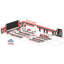 Tabouret et banc mobile - rond - 4 tabourets et 2 bancs