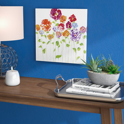 «Pretty Posies I», reproduction sur toile