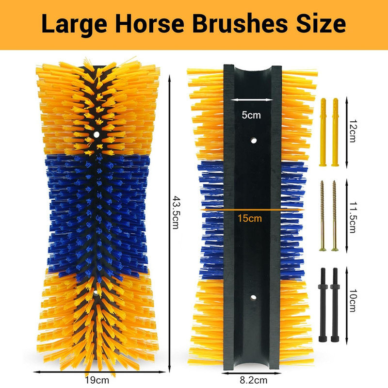 Cleaning Brushes, Yellow/Blue
