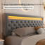 Meliz Modern Upholstered Bed Frame with 4 Bedside Drawers & Smart RGBW LED Lights, No Box Spring Needed, Easy Assembly,-1712340497-1727140844
