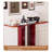 Modern Minimalist Amber Colour Acrylic Entryway Table