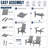 Modern Adirondack Chairs Set of 2 with Cup Holders All Weather HIPS Outdoor Chairs with Wide Armrests Oversized Plastic Patio Lounge for Lawn, Patio and Pool, Gray-802635859