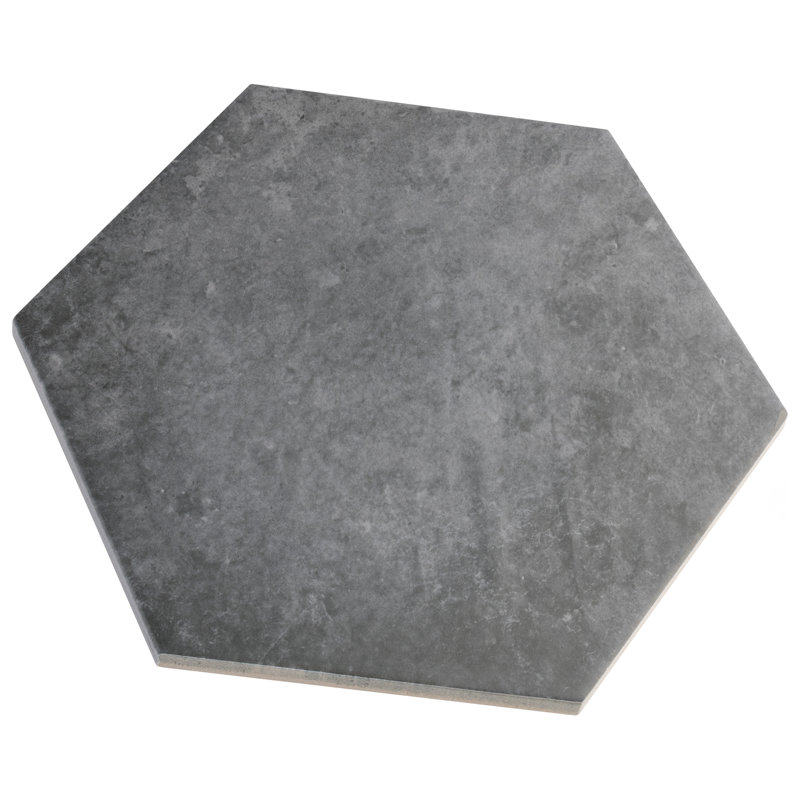 Carreau de porcelaine Merola 7 pi x 8 po Héritage, Carbone