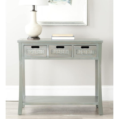 Console en bois massif de 34 po