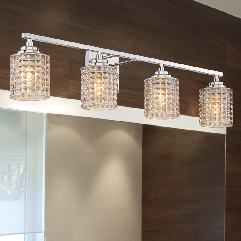 Barnhart 4 - Light Dimmable Vanity Light, Chrome