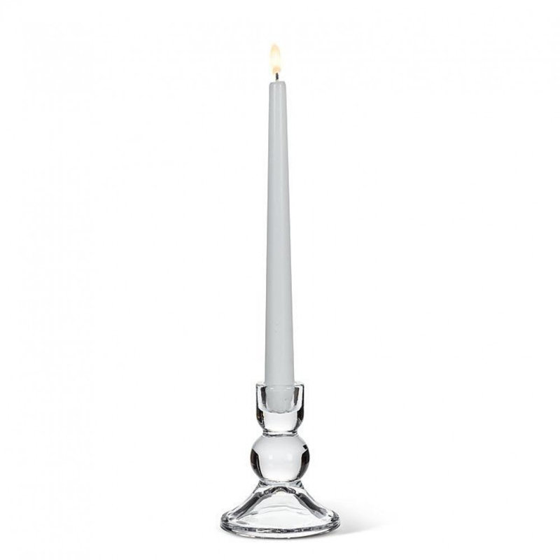 Small Ball Taper Candle Holder, 4'' H x 3.50'' W