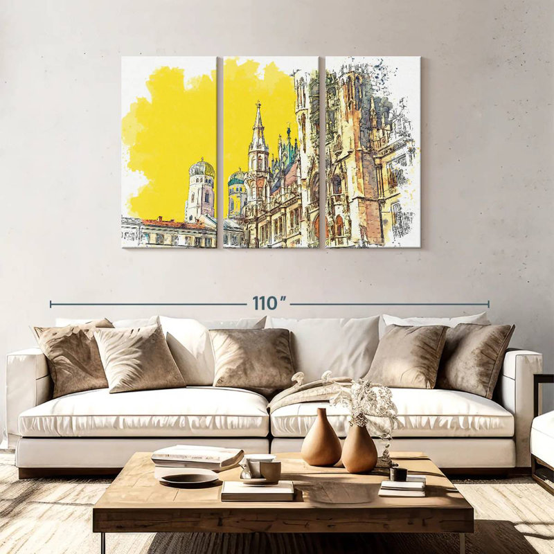 Munich Lilie, 48" H x 74" W