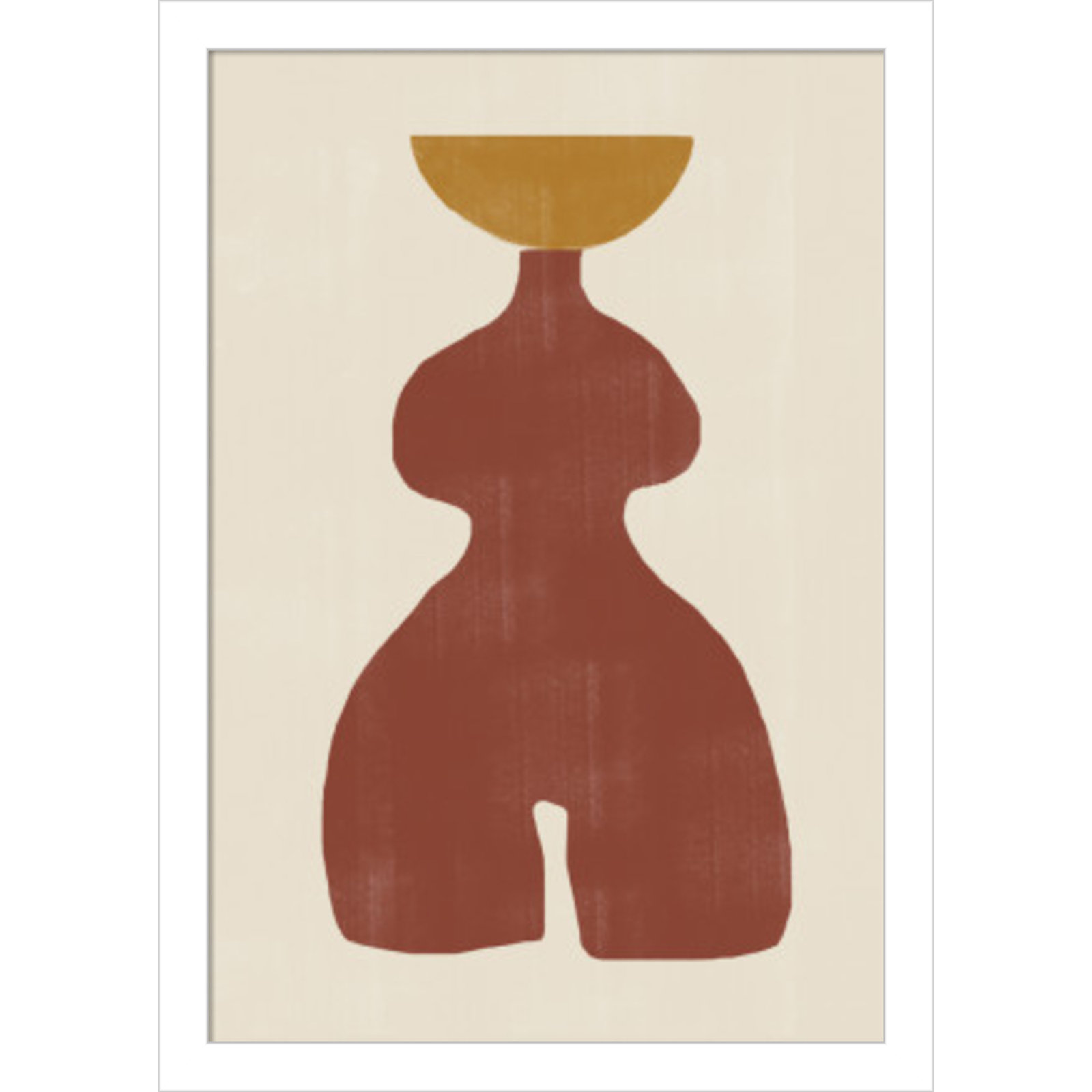 Rockingham "Vase No. 11" Print, White, 17" H x 12" W