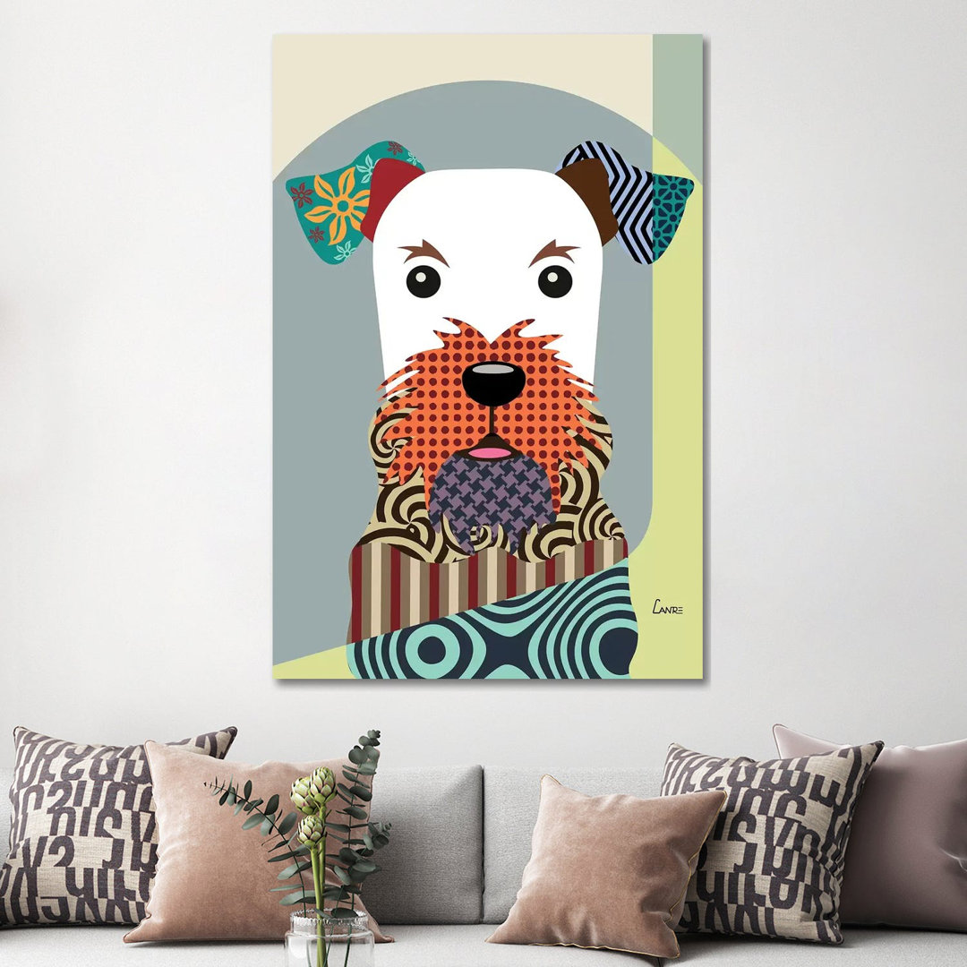 Airedale Terrier by Lanre Studio - Wrapped Canvas Graphic Art