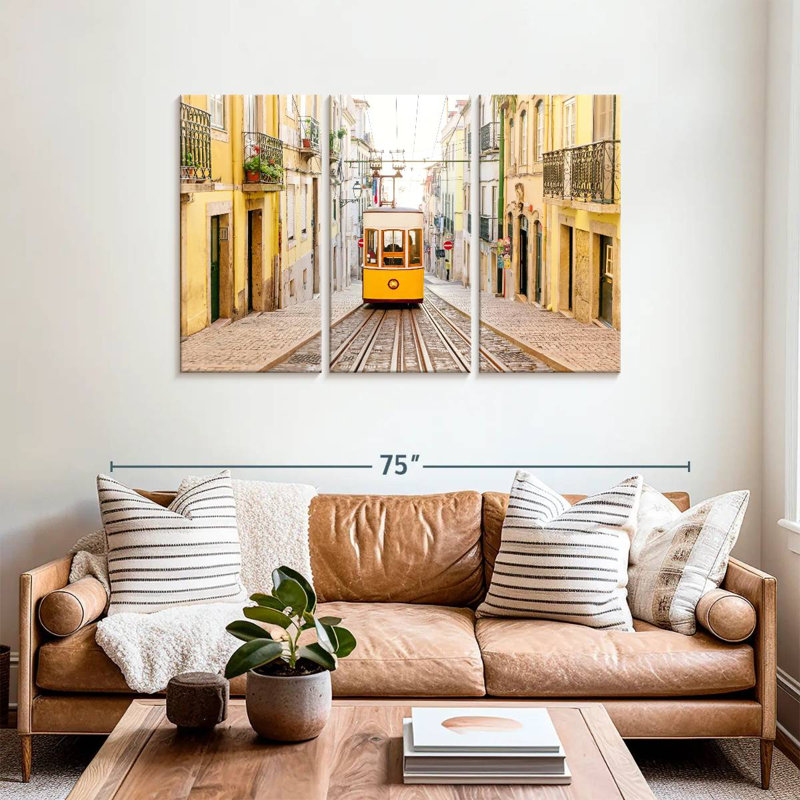 Lisbon Funicular, 36" H x 57" W