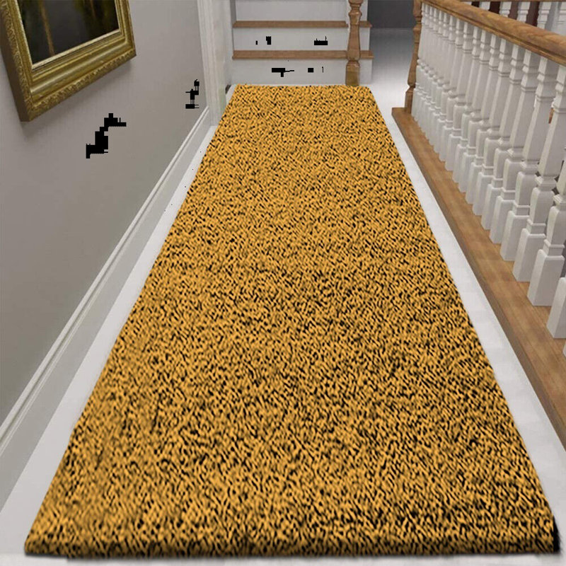 Runner Messing Solid Colour Flatweave Shag 60cm X 220cm Area Rug