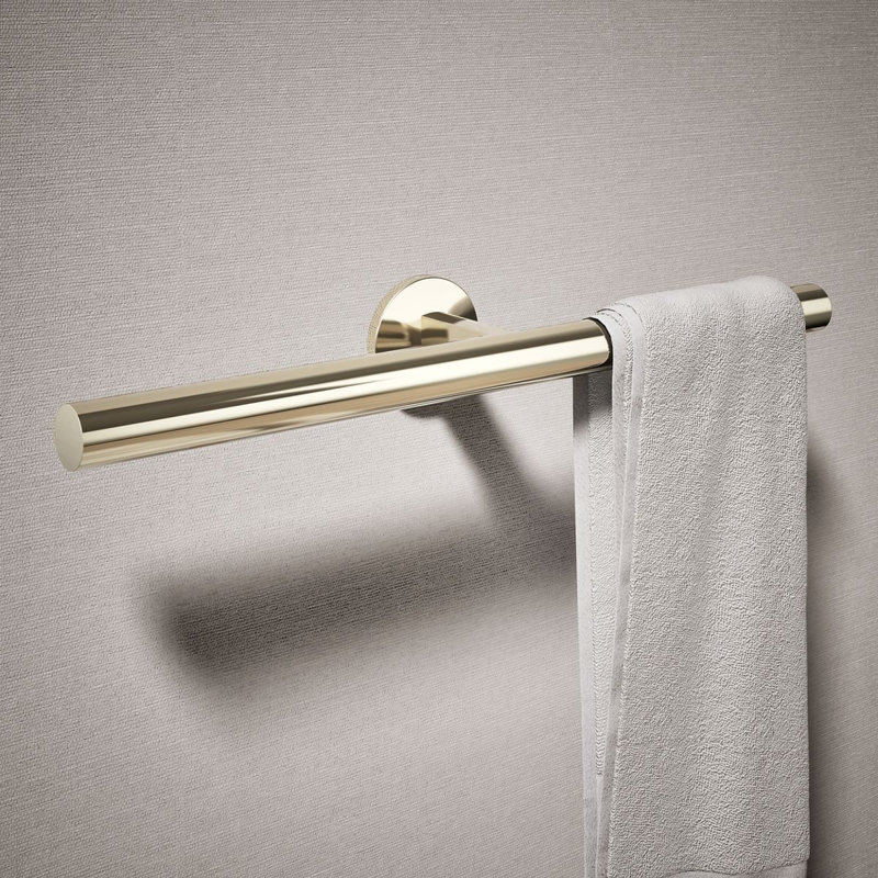 Bras de serviette double Composants ™, Or français éclatant