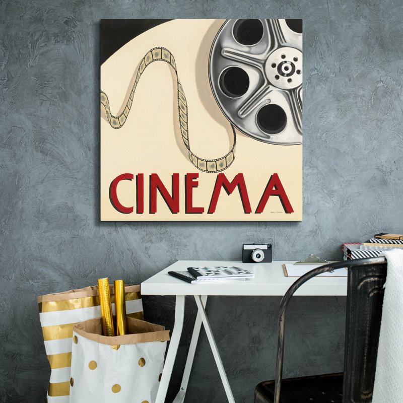 Red Barrel Studio® 'Cinema' by Marco Fabiano Canvas Wall Art, 26" H x 26" W x 1.5" D