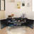 Kousa 42'' Wide 2 - Shelf Storage Cabinet with Cable Management