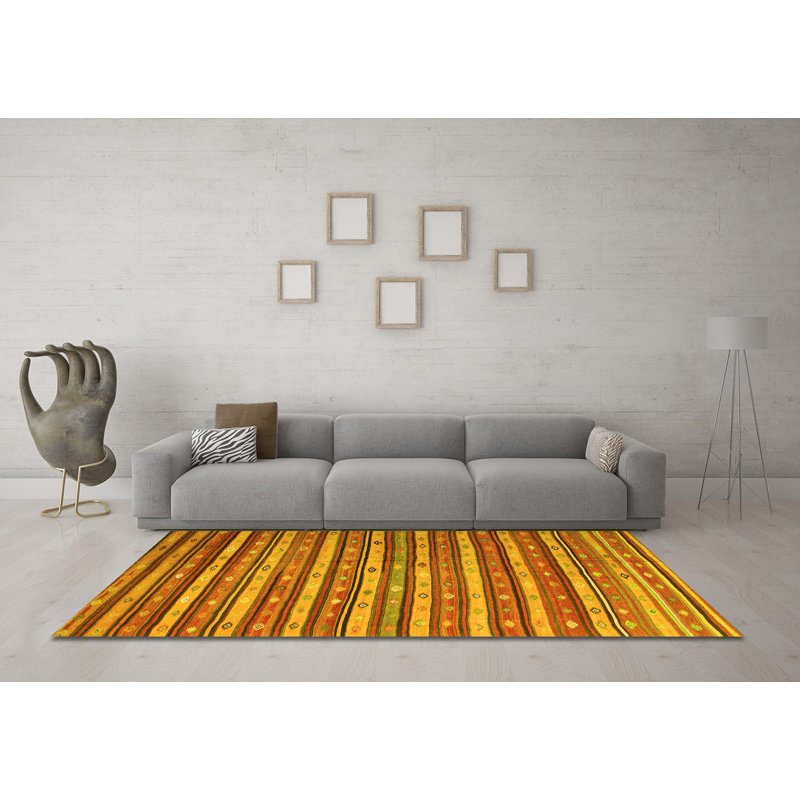Performance Southwestern Indoor Rug, Square 5'