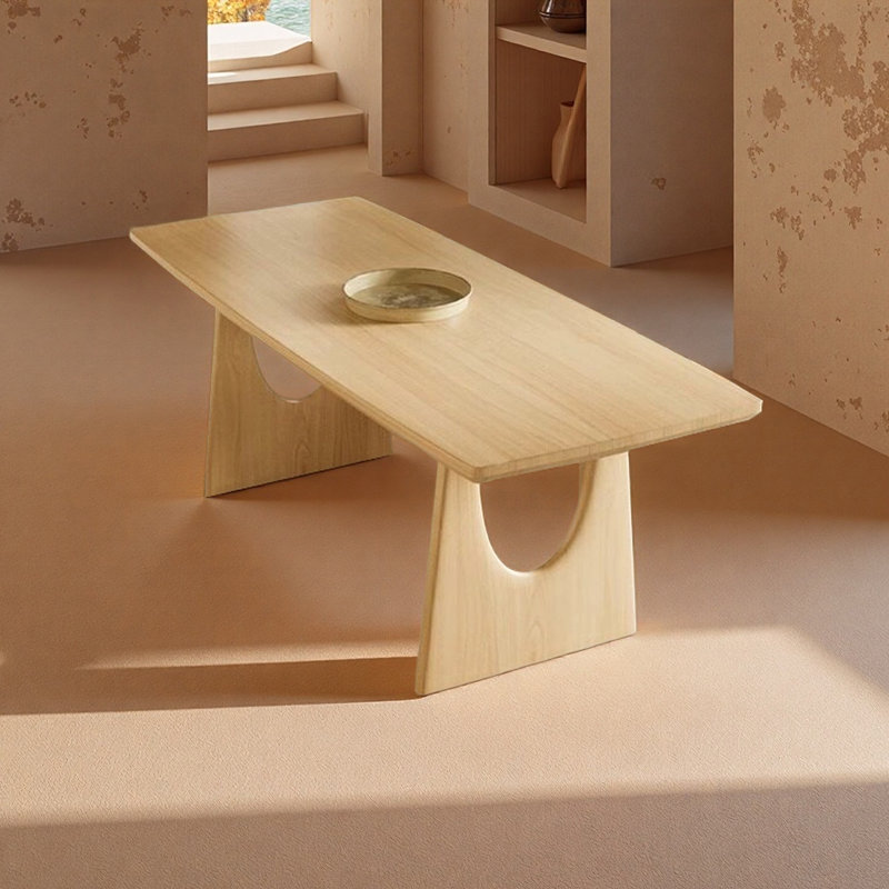Table de salle à manger unique et élégante, H 29,52 po x L 86,61 po x l 35,43 po