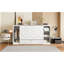 Lit escamotable simple avec tablettes de chevet et garde-robe