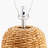 Moby Rattan and Metal Table Lamp 