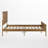 Ajanique Solid Wood Platform Bed Frame with Headboard and Footboard-2055202606-2055202603