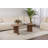 Modern Walnut Coffee Table, 120 x 40 x 60 cm, 100% Melamine Coated Particle Board, Thickness: 0 cm, Solid Color Design For Living Room & Lounge, Durable & Elegant-109178456