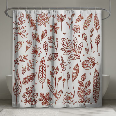 Rideaux de douche Botanical Leaf