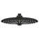 Euphoria Fixed 3-Setting Rain Shower Head Jet SmartRain Settings