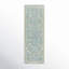Tapis bleu à motif floral Berger-575612948