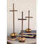  Scrap Metal Crosses – Rustic Decorative Indoor Christmas Decor, Set Of 3