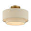Plafonnier semi-encastré 1 lumière Charleeann 13 cm